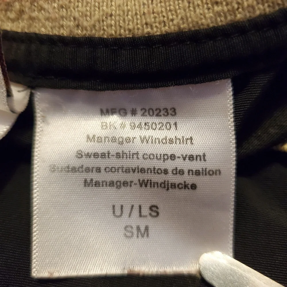 Vintage Burger King Manager‎ Windshirt Adult Small Pullover Embroidered Y2K - Picture 6 of 8